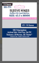 Sleeve Kings Perfect Fit Card Sleeves - Clear