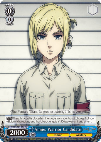 Annie: Warrior Candidate [Attack On Titan: Final Season]