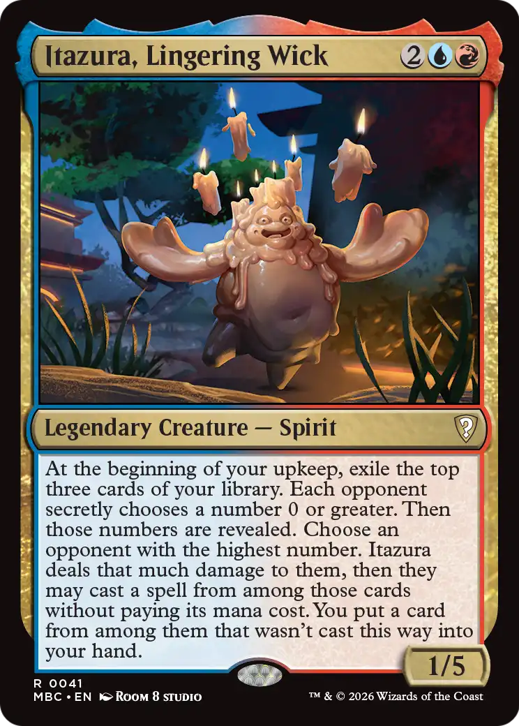 Itazura, Lingering Wick [Mystery Booster: Commander Edition]
