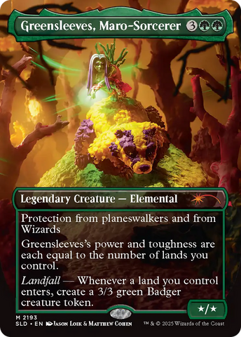 Greensleeves, Maro-Sorcerer (Rainbow Foil) [Secret Lair Drop Series]