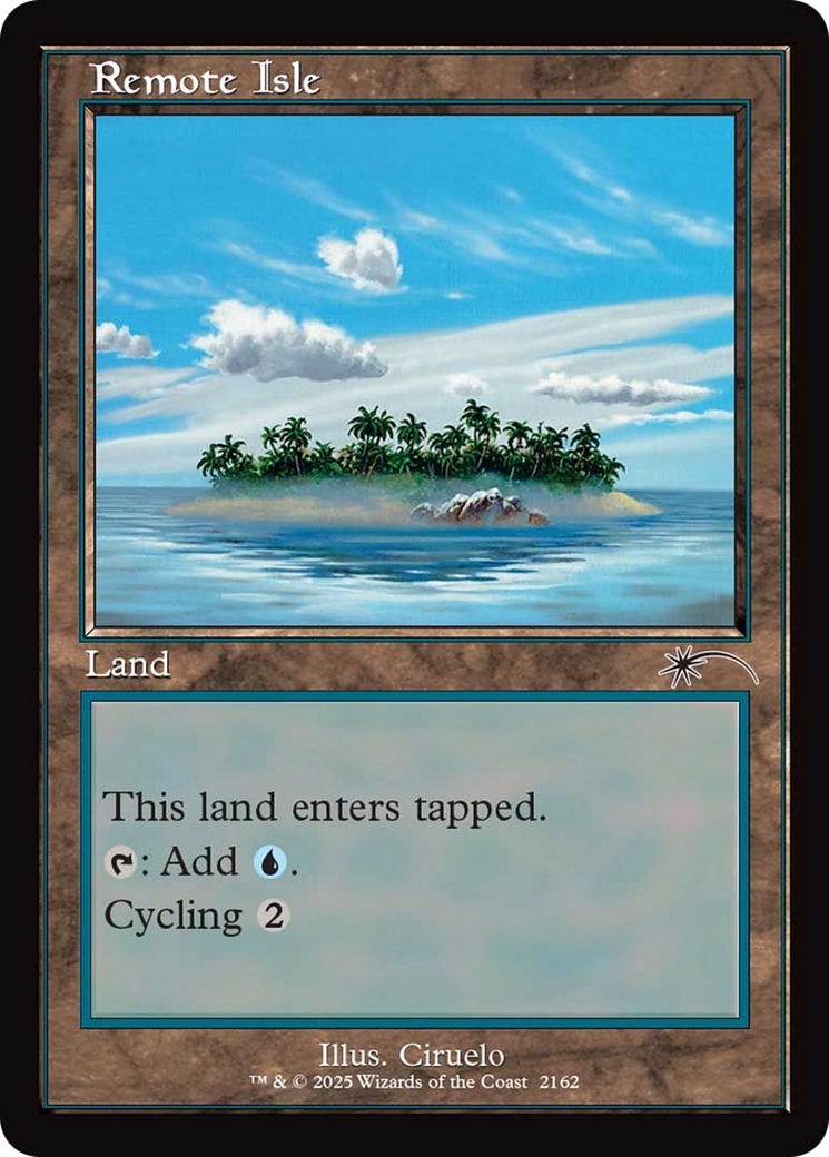Remote Isle (Retro Frame) [Secret Lair Drop Series]
