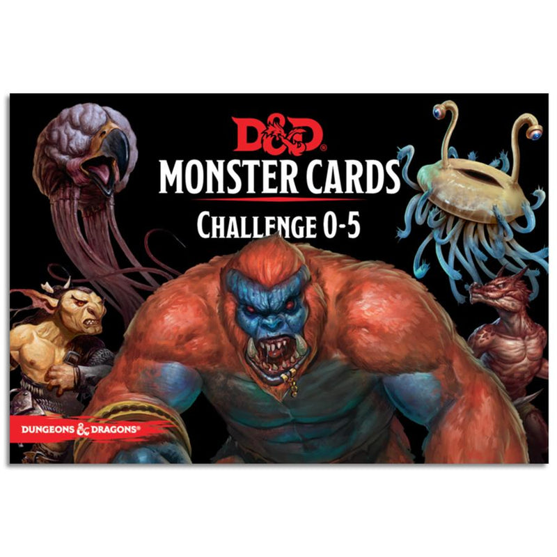 D&D Monster Cards Challenge 0-5