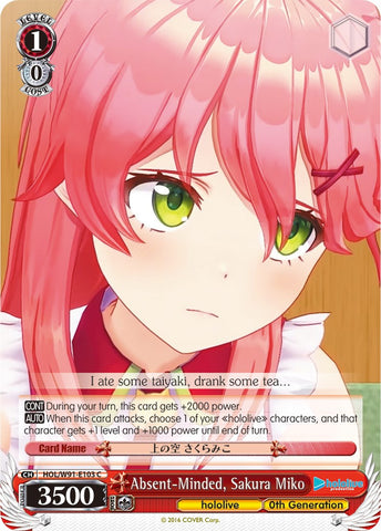 Absent-Minded, Sakura Miko (HOL/W91-E103 C) [hololive production]