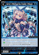 Umr//Memoria, Code: Maze (WXDi-P08-062[EN]) [Spread Diva]
