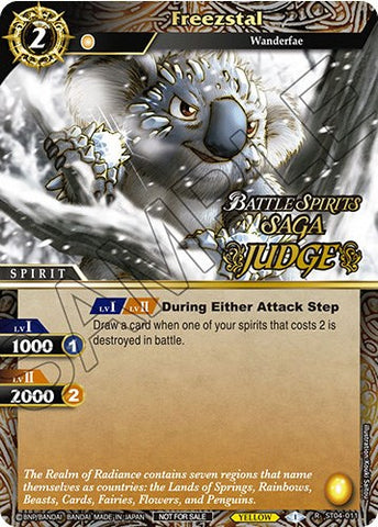 Freezstal (Judge Pack Vol. 1) (ST04-011) [Battle Spirits Saga Promo Cards]