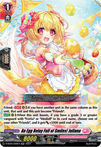 An Egg Relay Full of Smiles! Juliana (D-SS05/029EN) [Festival Booster 2023]