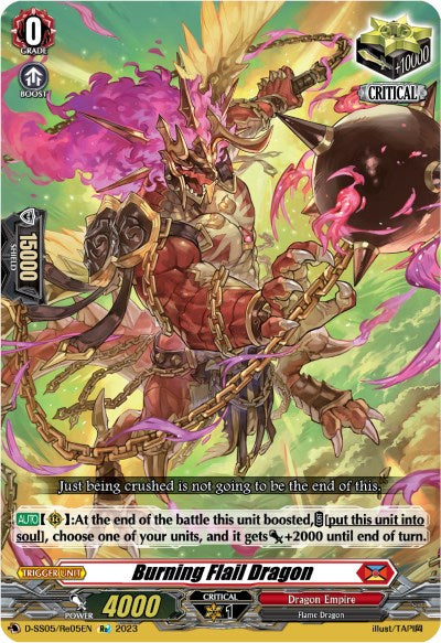 Burning Flail Dragon (D-SS05/Re05EN) [Festival Booster 2023]