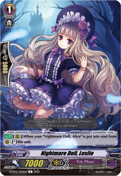 Nightmare Doll, Leslie (D-PV01/202EN) [History Collection]