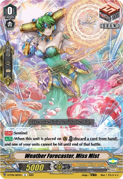 Weather Forecaster, Miss Mist (D-PV01/267EN) [History Collection]