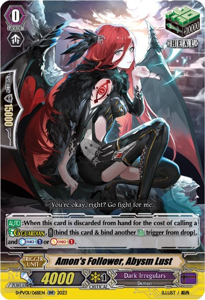 Amon's Follower, Abysm Lust (D-PV01/068EN) [History Collection]