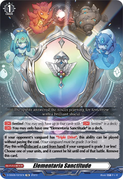 Elementaria Sanctitude (D-SS08/023EN) [Festival Booster 2023]