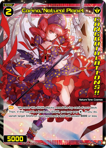 Carina, Natural Planet (October 2023) (Winner) (WXDi-P220P[EN]) [Promo Cards]