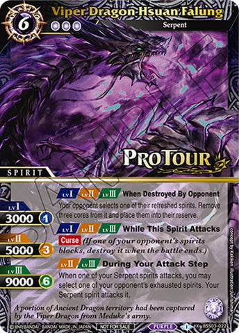 Viper Dragon Hsuan Falung (X Rare Special Pack Vol. 3) (BSS03-022) [Battle Spirits Saga Promo Cards]