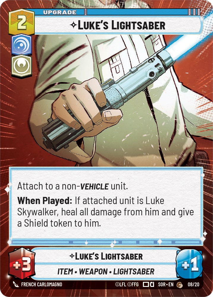 Luke's Lightsaber (Hyperspace) (8/20) [Spark of Rebellion: Weekly Play]