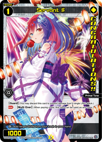 Servant # (WIXOSS Ceremony October 2021) (Winner) (WXDi-P095[EN]) [Promo Cards]
