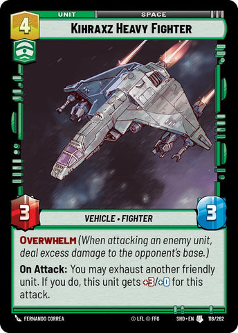 Kihraxz Heavy Fighter (118/262) (118/262) [Shadows of the Galaxy]