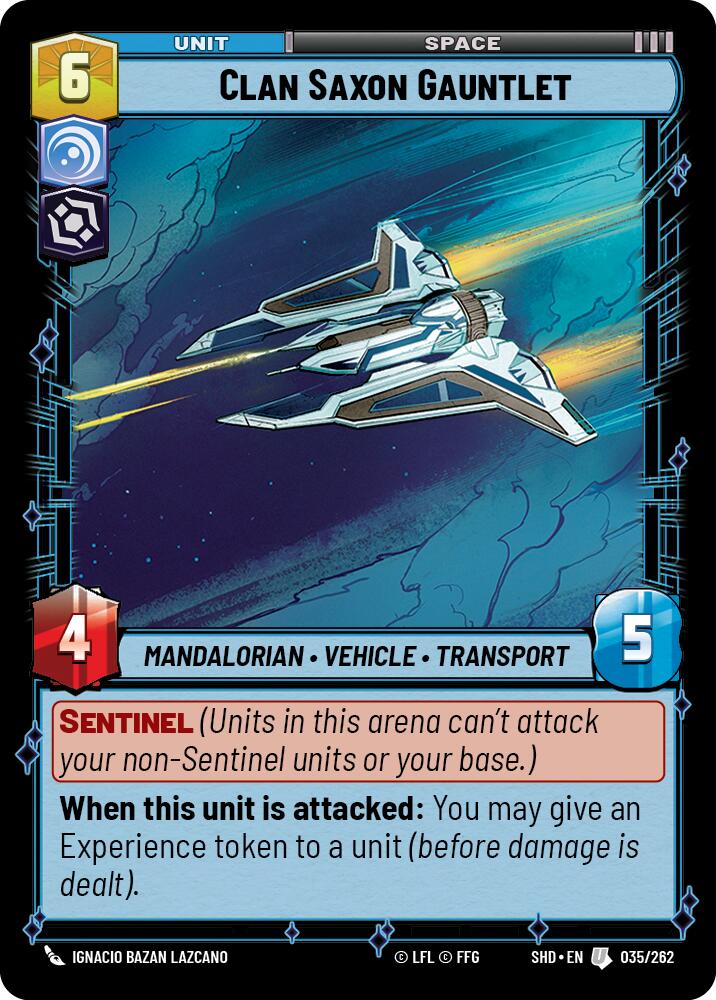 Clan Saxon Gauntlet (035/262) (035/262) [Shadows of the Galaxy]