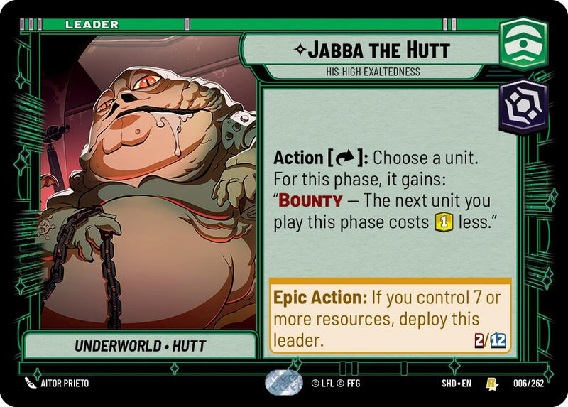 Jabba the Hutt - His High Exaltedness (006/262) (006/262) [Shadows of the Galaxy]
