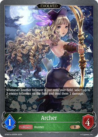 Archer (Evolved) (GFB01a-055EN) [Gloryfinder Bundle 01: Guide to Glory]