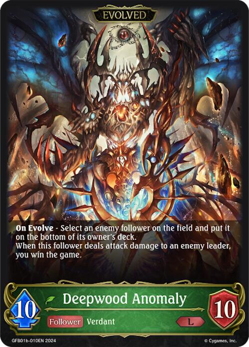 Deepwood Anomaly (Evolved) (GFB01b-010EN) [Gloryfinder Bundle 01: Guide to Glory]
