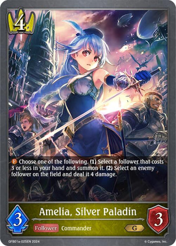 Amelia, Silver Paladin (GFB01a-025EN) [Gloryfinder Bundle 01: Guide to Glory]
