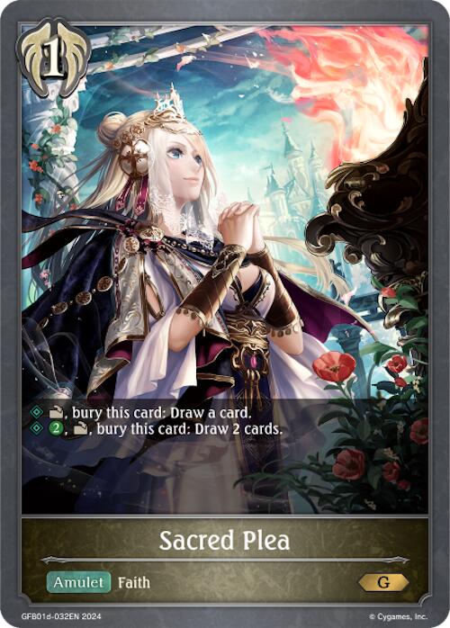 Sacred Plea (GFB01d-032EN) [Gloryfinder Bundle 01: Guide to Glory]