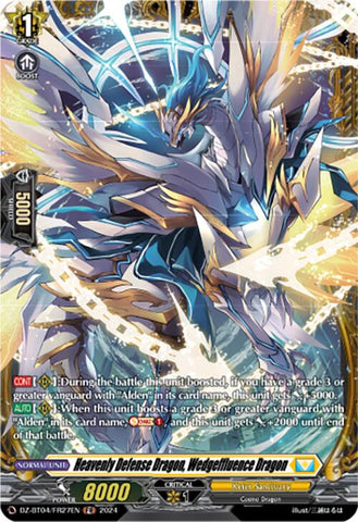 Heavenly Defense Dragon, Wedgeffluence Dragon (DZ-BT04/FR27EN) [Destined Showdown]