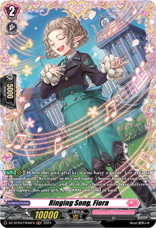 Ringing Song, Fiora (DZ-BT04/FR46EN) [Destined Showdown]