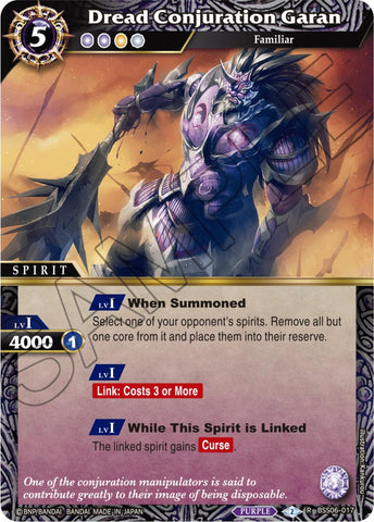 Dread Conjuration Garan (BSS06-017) [Generational Link]