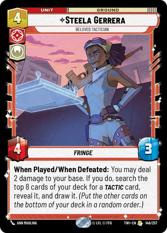 Steela Gerrera - Beloved Tactician (146/257) (146/257) [Twilight of the Republic]