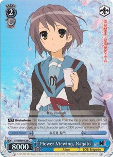 Flower Viewing, Nagato (SY/WE09-E26) (Foil) [The Melancholy of Haruhi Suzumiya Extra Booster]