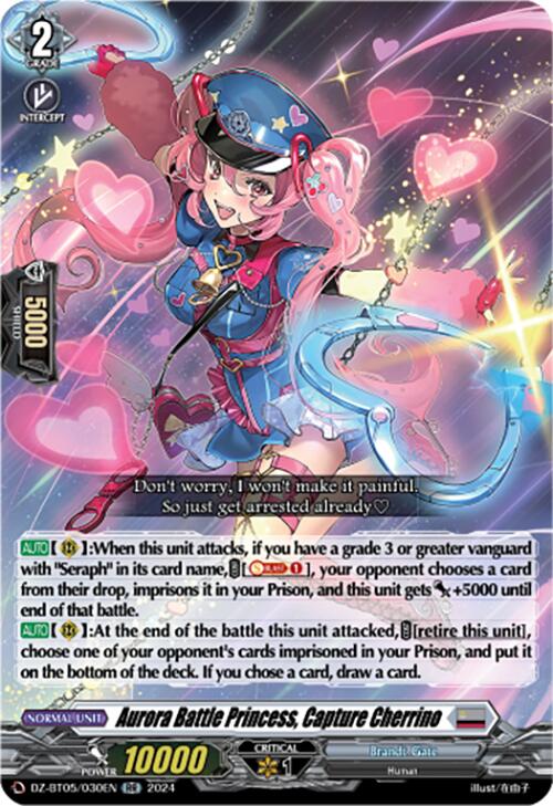 Aurora Battle Princess, Capture Cherrino (DZ-BT05/030EN) [Omniscient Awakening]
