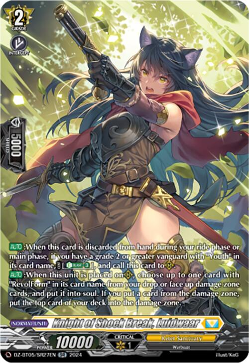Knight of Shock Break, Luidwaar (DZ-BT05/SR27EN) [Omniscient Awakening]