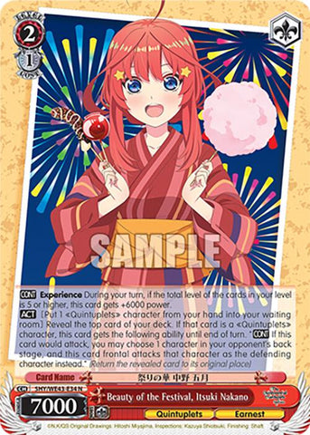 Beauty of the Festival, Itsuki Nakano (5HY/WE43-E34 N) [The Quintessential Quintuplets Specials Premium Booster]