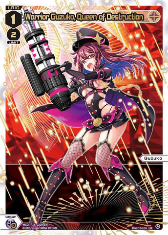 Warrior Guzuko, Queen of Destruction (LR) (WXDi-P15-022R[EN]) [Divisions DIVA]