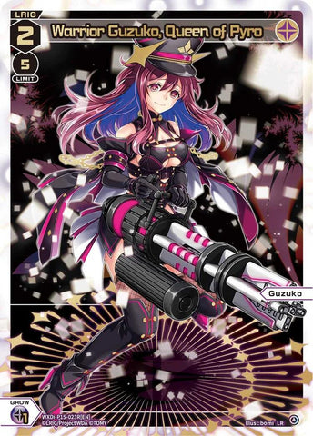 Warrior Guzuko, Queen of Pyro (LR) (WXDi-P15-023R[EN]) [Divisions DIVA]