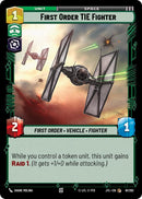 First Order TIE Fighter (081/262) (081/257) [Jump to Lightspeed]