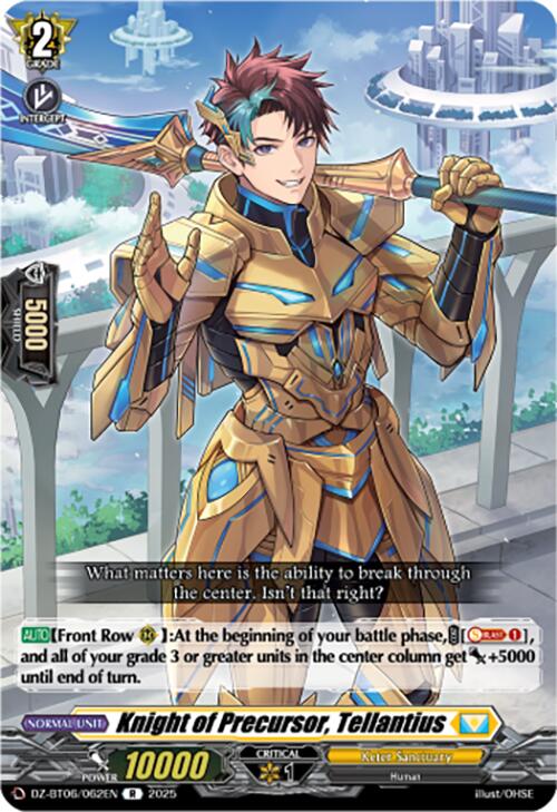 Knight of Precursor, Tellantius (DZ-BT06/062EN) [Generation Dragenesis]