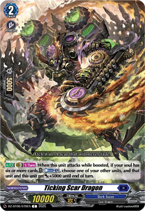 Ticking Scar Dragon (DZ-BT06/079EN) [Generation Dragenesis]