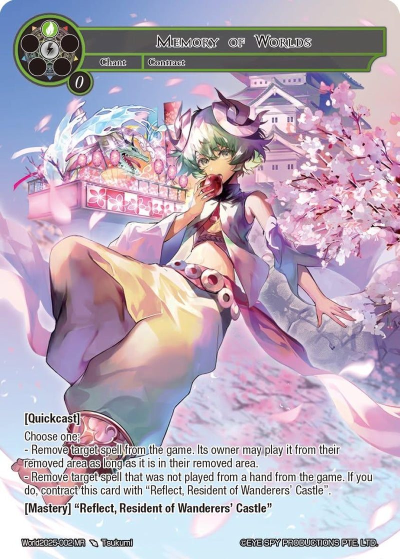 Memory of Worlds // Recorder of Worlds (World2025-002 MR) [Promo Cards]