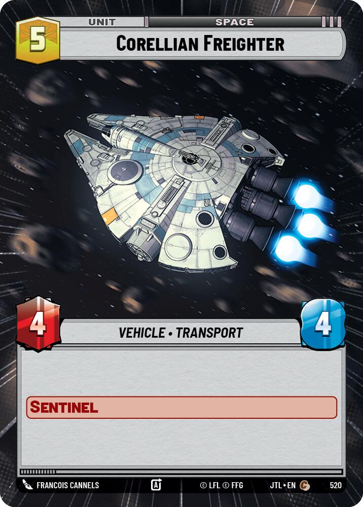 Corellian Freighter (520) (Hyperspace) (520) [Jump to Lightspeed]