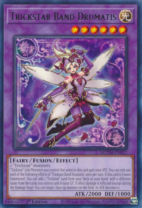 Trickstar Band Drumatis [MZTM-EN027] Rare