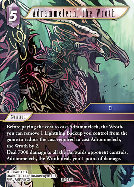 Adrammelech, the Wroth [Tears of the Planet]