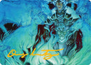 Unending Whisper Art Card (9/54) (Gold-Stamped Signature) [Tarkir: Dragonstorm Art Series]