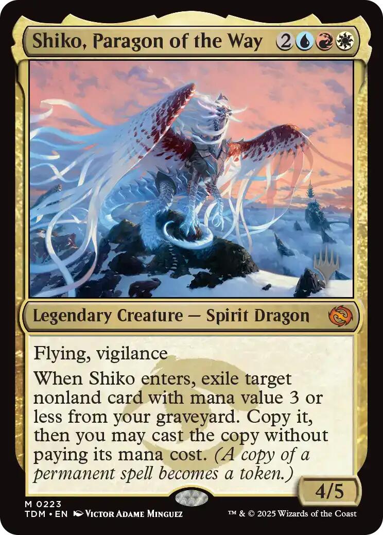 Shiko, Paragon of the Way [Tarkir: Dragonstorm Promos]