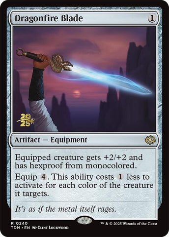 Dragonfire Blade [Tarkir: Dragonstorm Prerelease Promos]