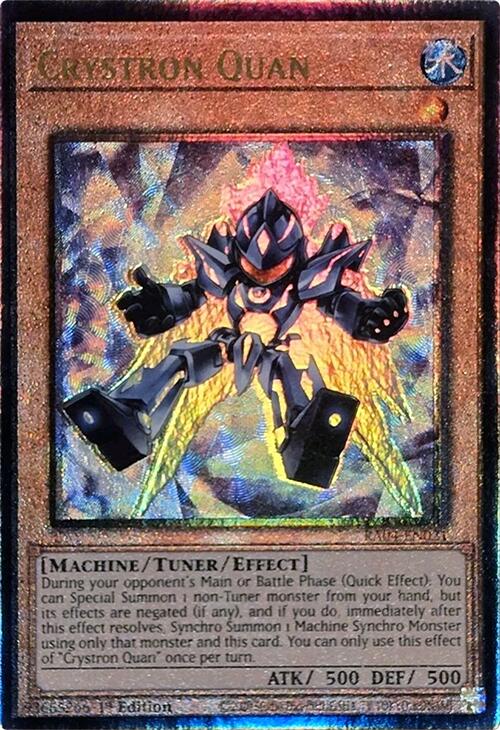 Crystron Quan [RA04-EN021] Prismatic Ultimate Rare