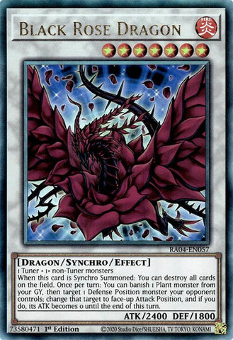 Black Rose Dragon [RA04-EN057] Prismatic Ultimate Rare