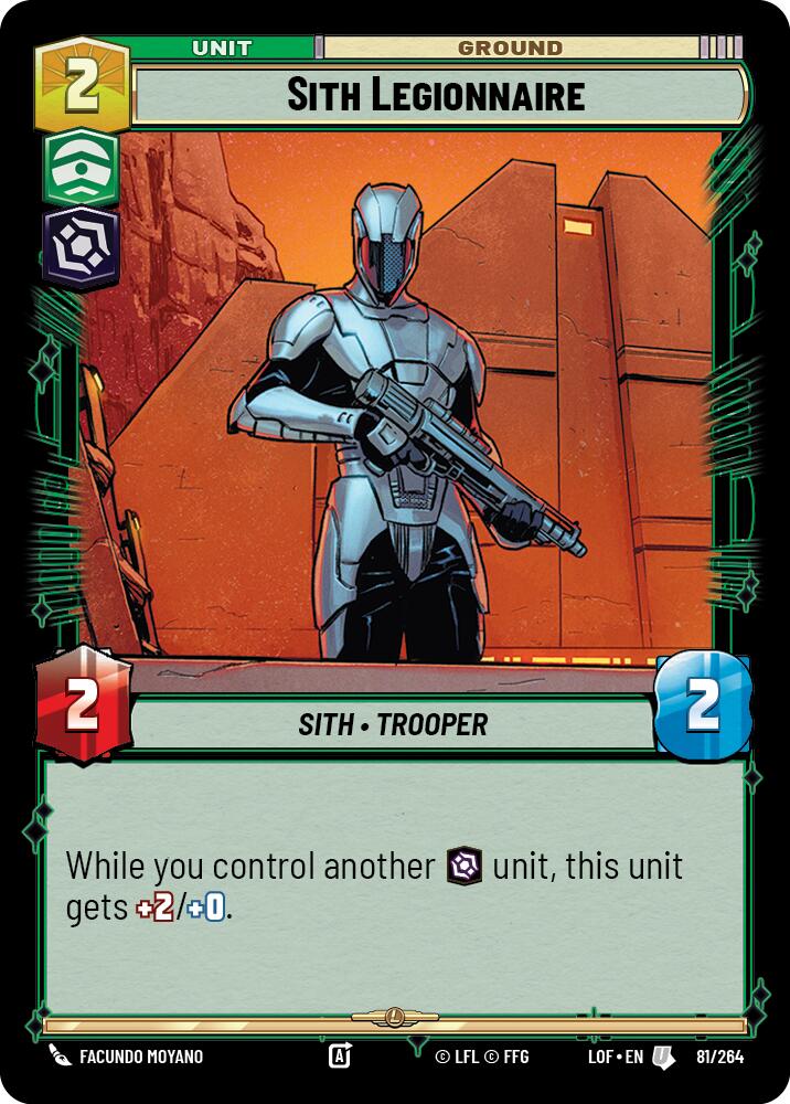 Sith Legionnaire (81/264) (81/264) [Legends of the Force]