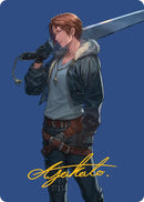 Squall, SeeD Mercenary Art Card (Gold-Stamped Signature) [FINAL FANTASY Art Series]